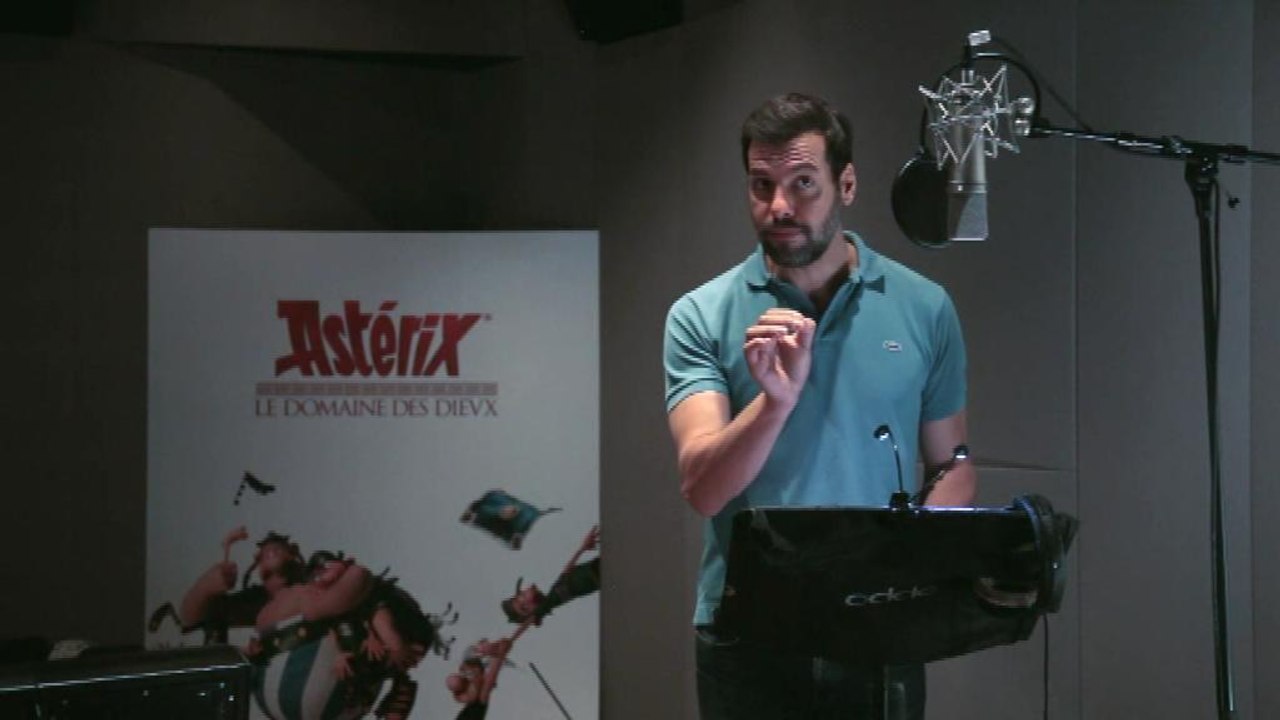 Laurent Lafitte, chef des esclaves dans "Astérix"