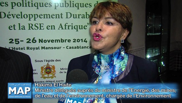 La responsabilité sociale des organisations, un outil approprié pour faire du développement durable une réalité partagée (Ministre)