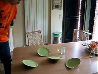 Amazing Ping Pong And plates Tricks