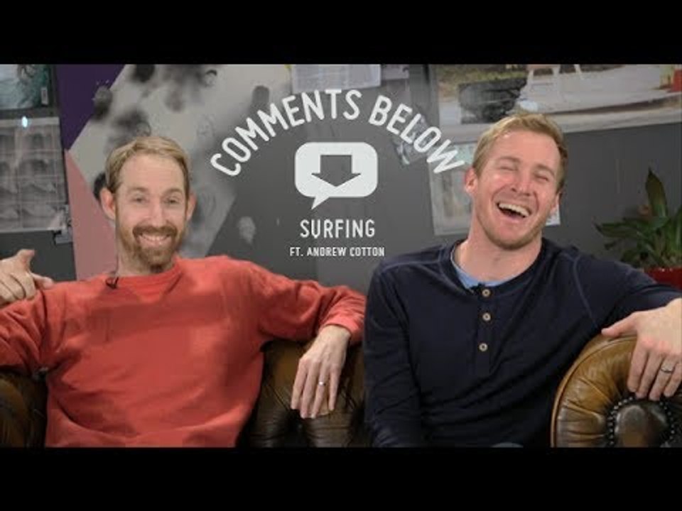 Comments Below Surfing -- Andrew Cotton Biggest wave ever? | Ep1