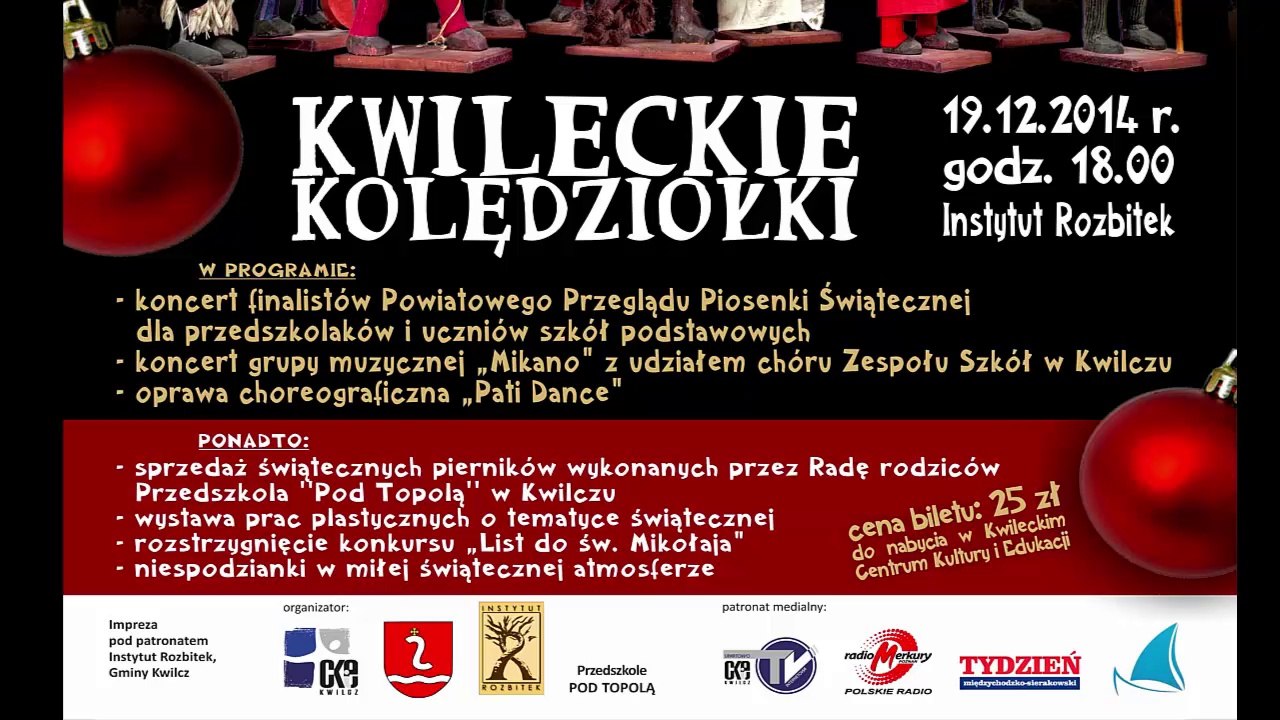 Grudniowe propozycje CKiE w KWILCZU