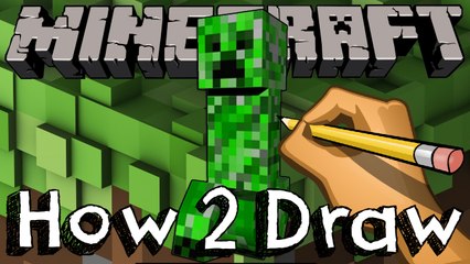 How to Draw The Creeper From Minecraft