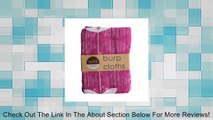 Zebi Organic Burp Cloths, 2 Pack Orchid and Daisy Review