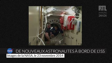 Retrouvailles en apesenteur pour les nouveaux occupants de l'ISS