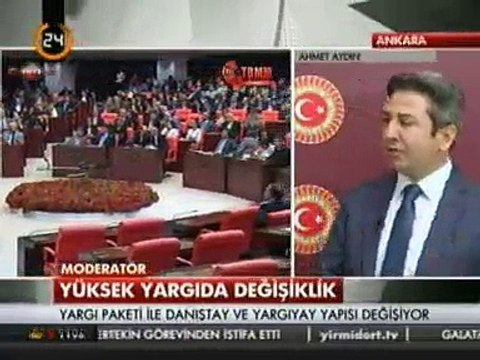 Bir Yüksek Mahkeme Başkanı Siyasi Değil Hukuki Çerçevede Konuşmalıdır - Grup Başkanvekili Ahmet AYDIN