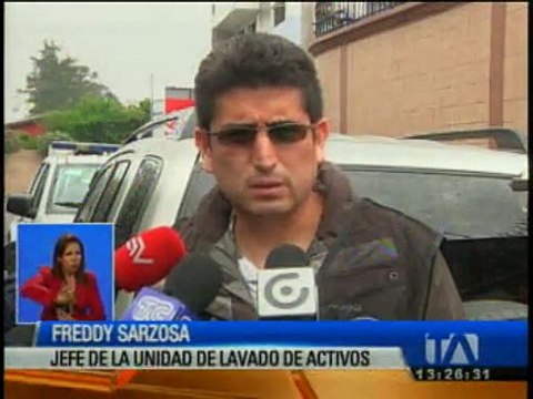 Policía realizó operativos en contra de lavado de activos