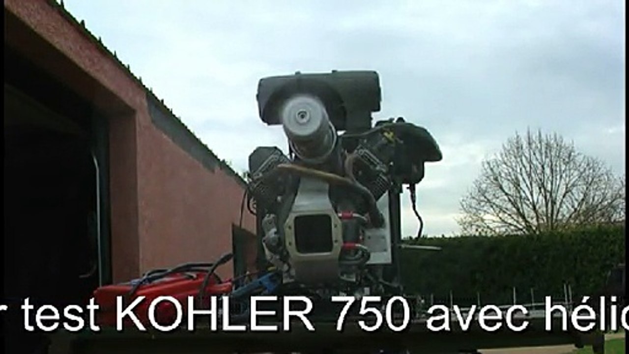 Test hélice pas variable