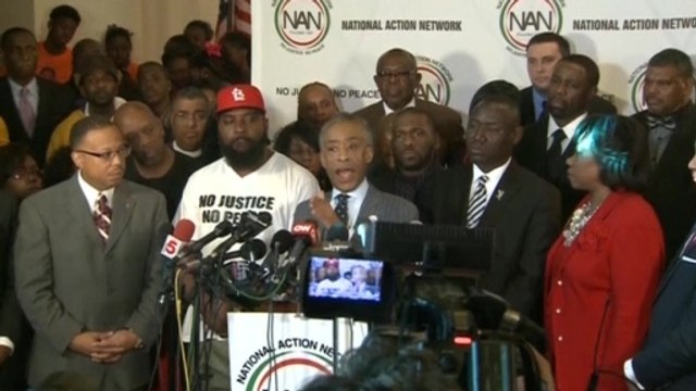 Sharpton slams grand jury process after Ferguson shooting