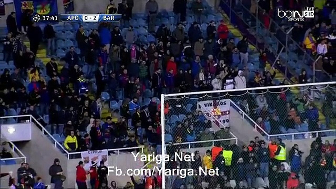 APOEL 0 - 2 Barcelona Messi