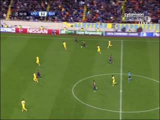 ΑΠΟΕΛ-Μπαρτσελόνα (Φάση Πέδρο 52')