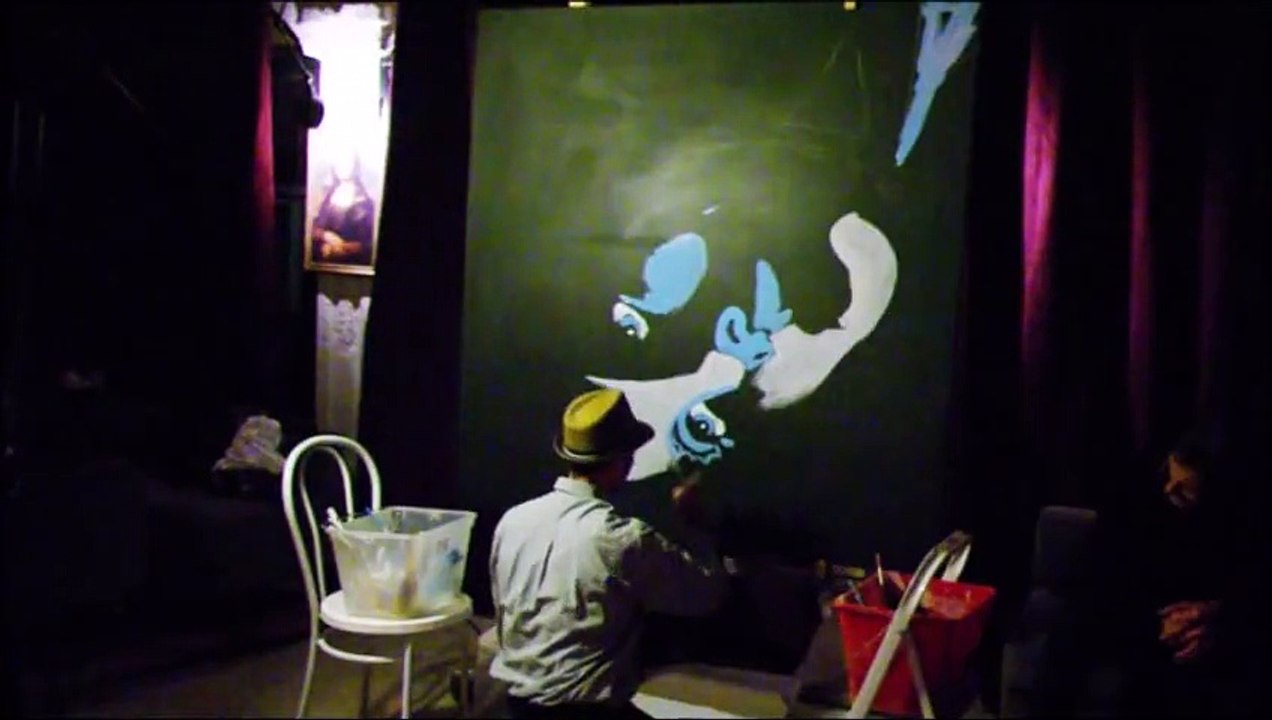 Performance peinture "Le 5ème élément" de l'artiste Olivier Boutin Art'Style