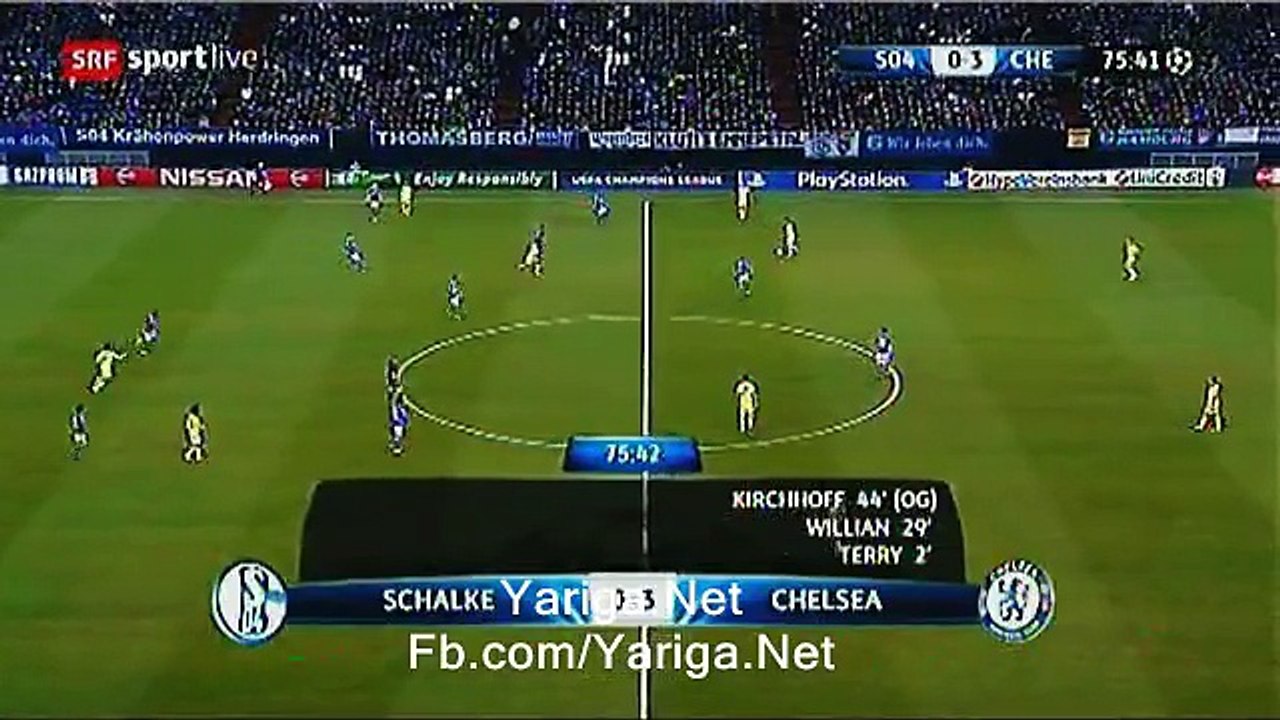 Schalke 0 - 4  Chelsea Drogba