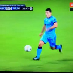Premier Carton rouge de Mehdi Benatia lors Manchester City - Bayern Munich (2-2)