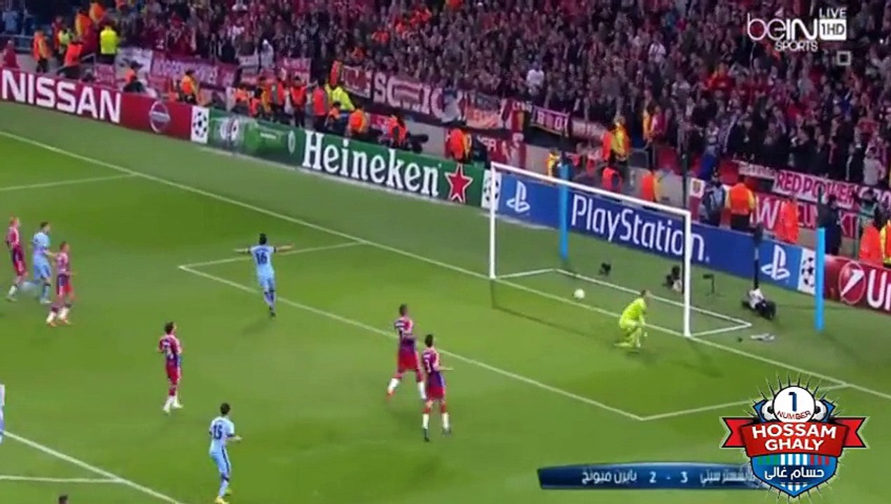 مانشستر سيتي 3×2 بايرن ميونخ اهداف المباراه