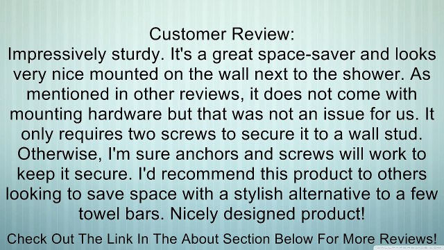 Ikea Stainless Steel Towel Rack w/ 4 Swivel Bars 18 Bath Bathroom Rail Holder Organizer Grundtal Review