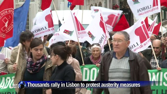 Thousands rally in Lisbon to protest austerity measures
