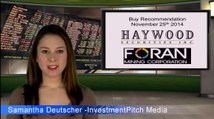 Haywood Securities has issued a new report on Foran Mining Corporation (TSXV: FOM)