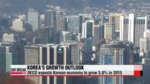 OECD sets 2015 growth outlook for Korea at 3.8%