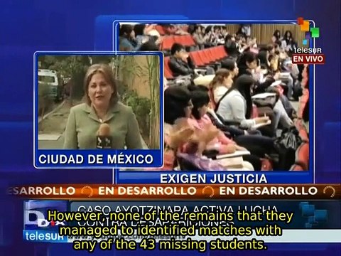 Mexico: Forensic experts haven't found remains of Ayotzinapa students