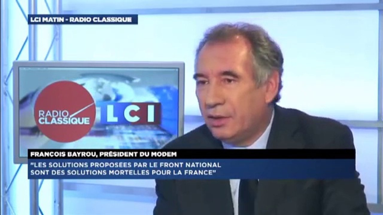 Francois Bayrou, invité de Guillaume Durand sur LCI-Radio Classique - 191114