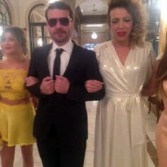 Pedro entrando a Personajes Gente 2014 vine chato Prada