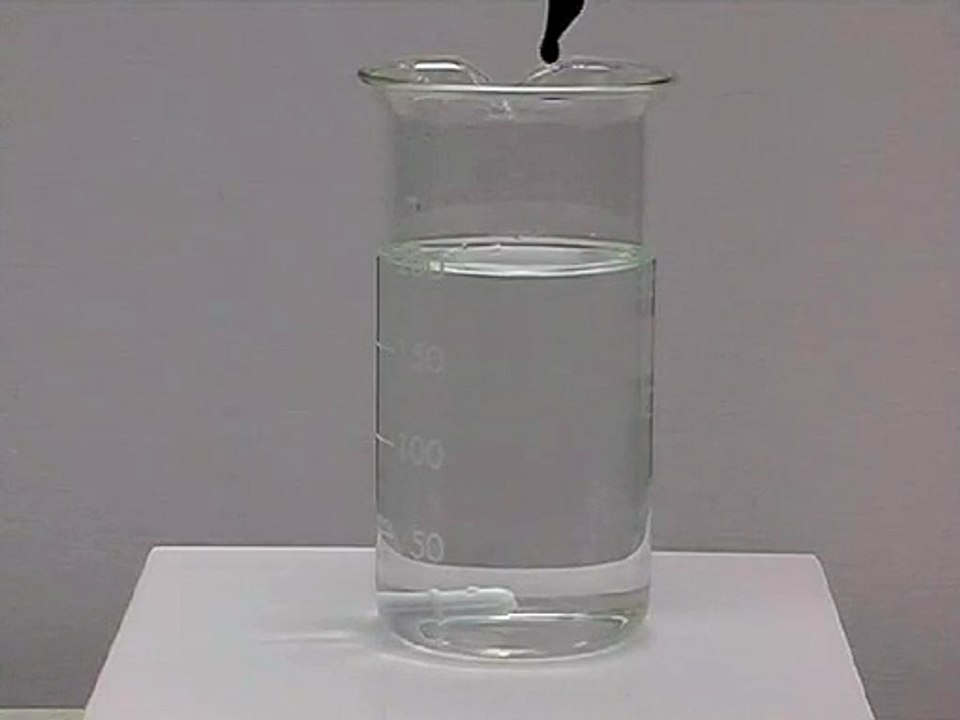 blue dye showing diffusion in water