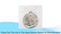 Guardian Angel Crib Medal Includes White Ribbon. 2-3/4