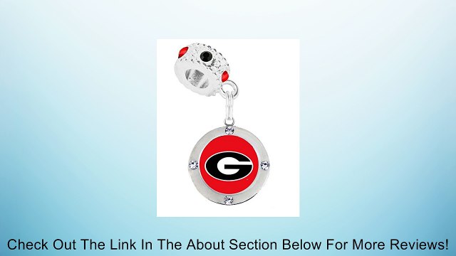 University of Georgia Charm with Connector Will Fit Pandora, Troll, Biagi and More Review