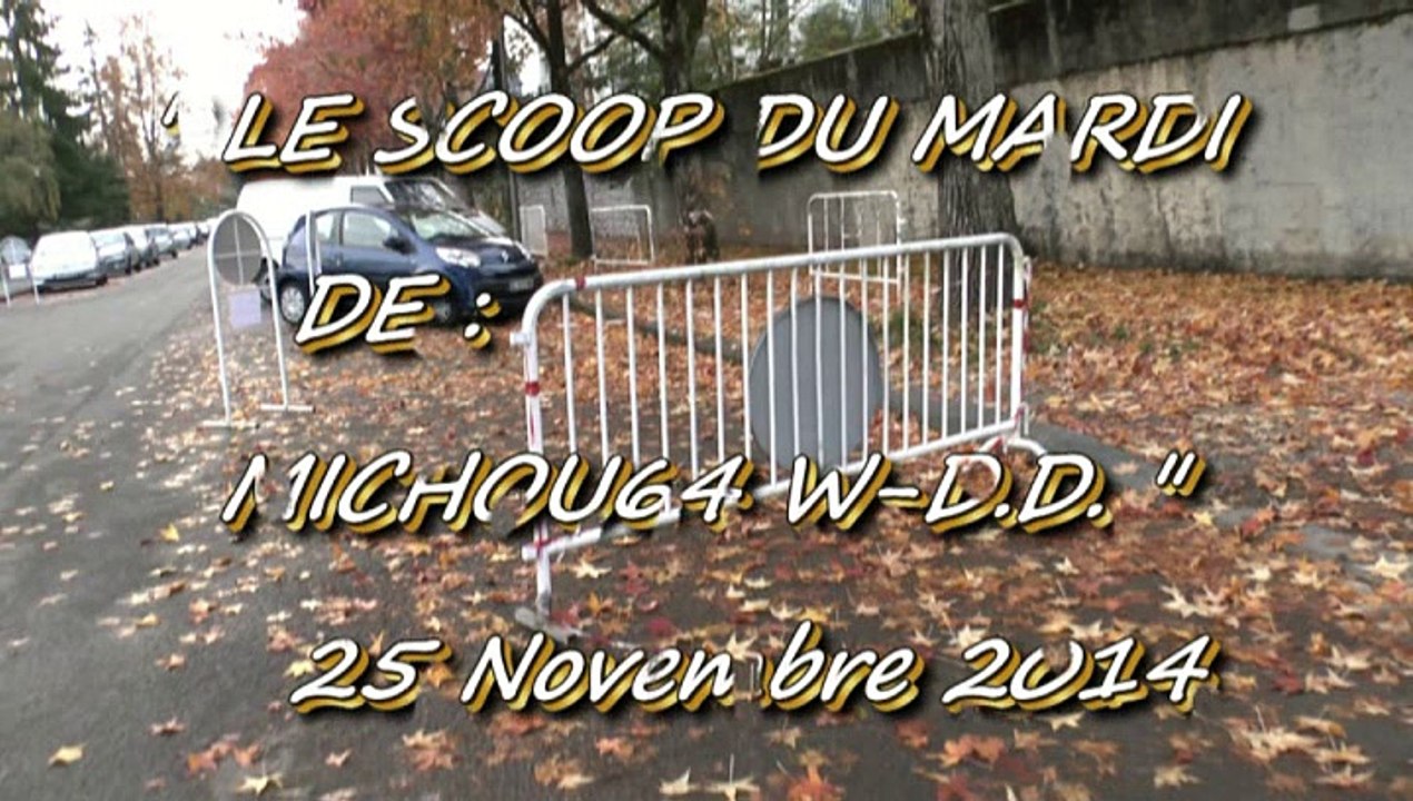 LE SCOOP DU MARDI DE MICHOU64 W-D.D. - 25 NOVEMBRE 2014 - BIENTOT DES TRAVAUX AVE DU STADE NAUTIQUE..