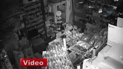 Süper Market Hırsızları Kamerada