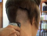 Hair Shaved - Long hair shave video - Long head shaved off Buzzed off hair cut women