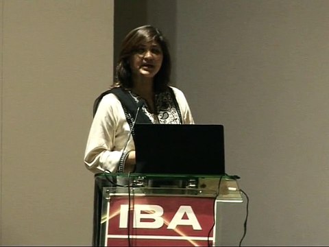 Dr Nyla Ansari, Academic Director PGD HR on PGD Program by IBA Karachi - November 2014