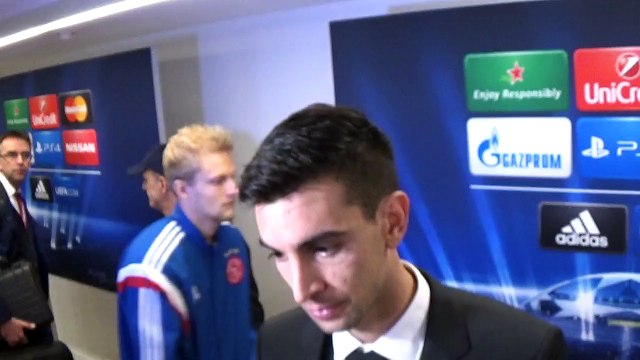 Réaction de Javier Pastore en zone mixte après PSG-Ajax (3-1)