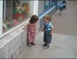 Cute Kids kissing & Cute kids Flirting Funny Video kids hugging