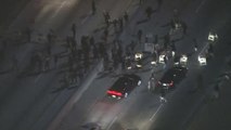 Major freeways blocked by protesters in CA