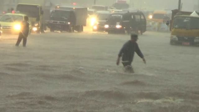 Endonezya'da Muson Yağmurları Sele Neden Oldu