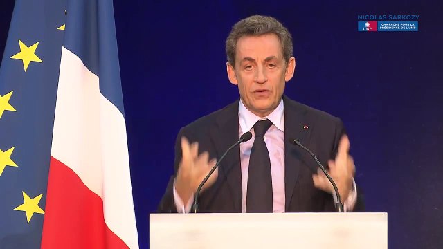 Nicolas Sarkozy en meeting à Boulogne-Billancourt