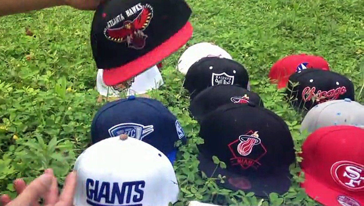 caps show including raiders,mitchell ness snapback caps