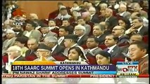 PM Pakistan Nawaz Sharif Speech at 18th SAARC Summit Today November 26, 2014