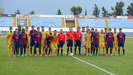 Juvenil A: Apoel - FC Barcelona (2-3, Highlights)
