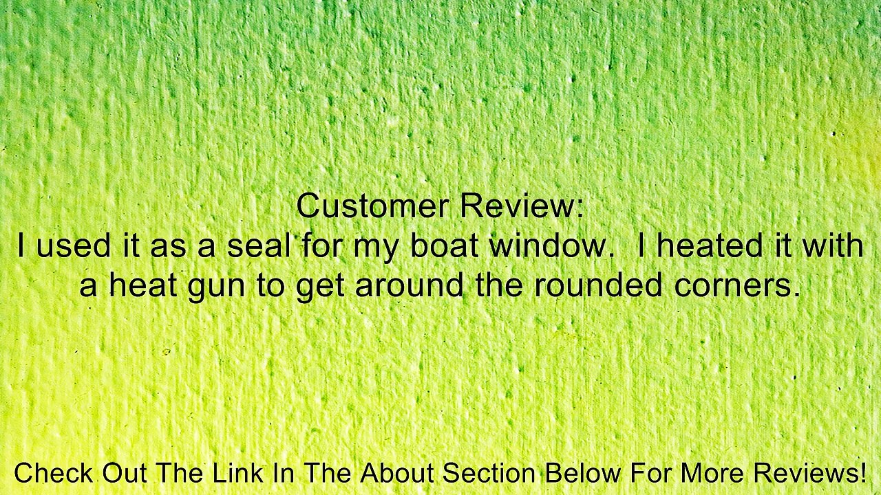 Glass Window Rubber Seal for Windows, Fixed Glass Universal (Per Foot) Review