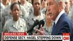 Defense secretary Chuck Hagel stepping Down