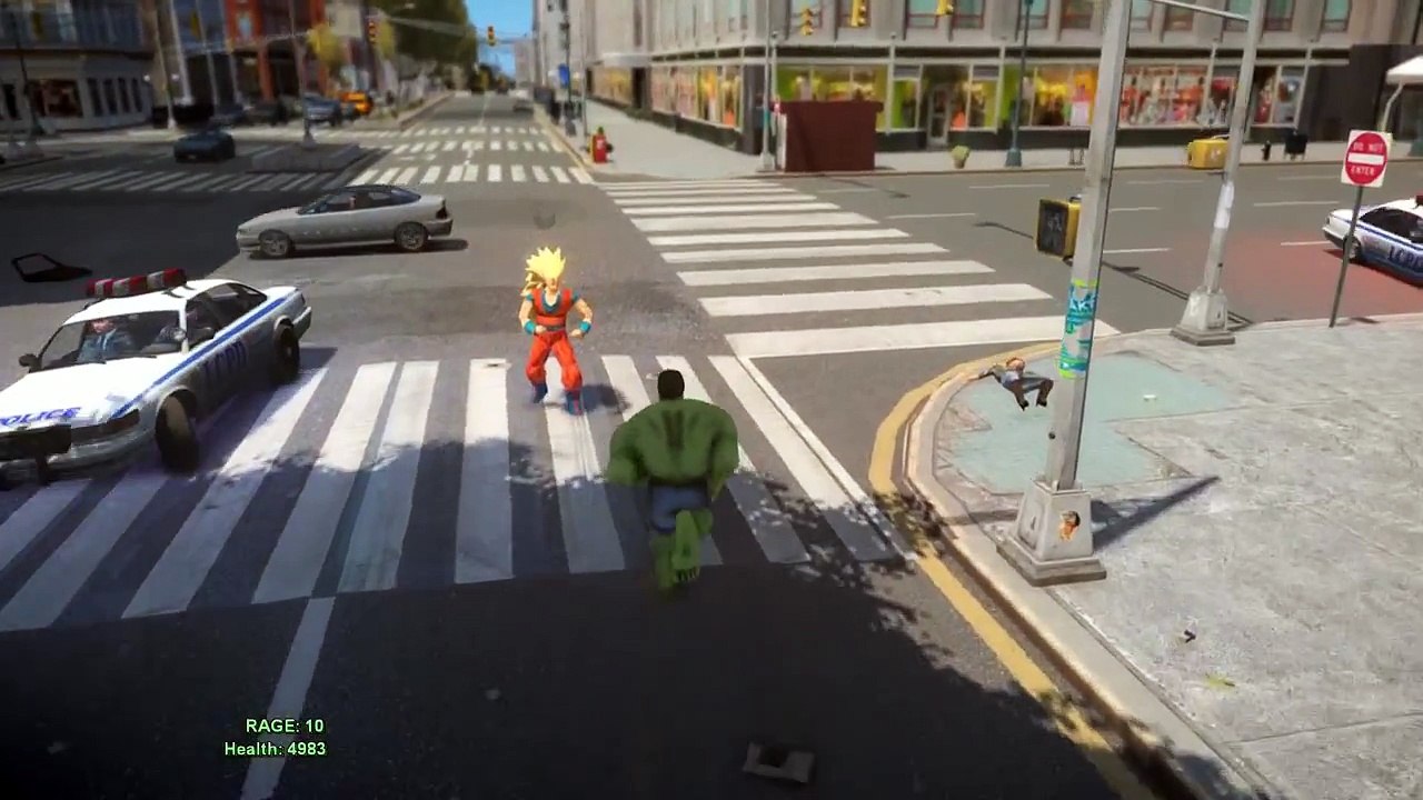 The Avengers VS Goku