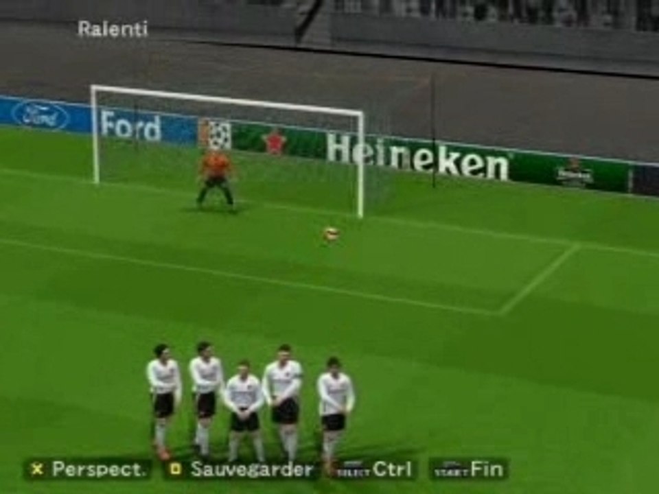 pes 6 coup franc ronaldinho