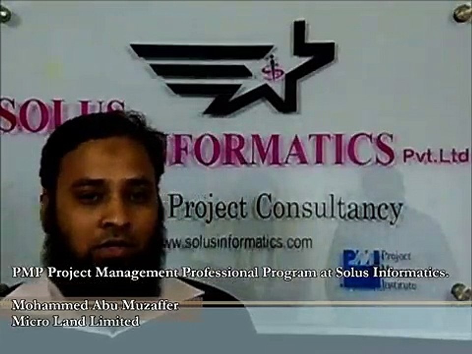 PMP Training Institute Hyderabad - Solus Informatics