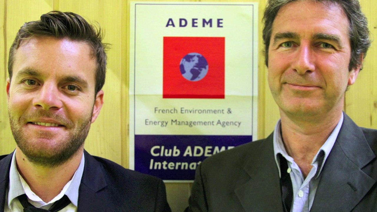 Interview de Frédéric Mourier et Nicolas James Eco Cinetic pour le Club ADEME International - Salon de la Croissance Verte 2014