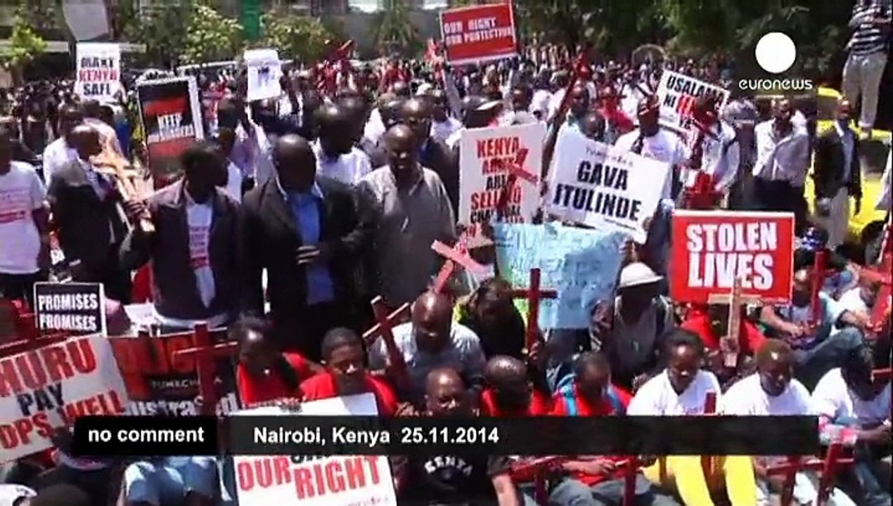 Kenyans protest surge in terrorism and insecurity
