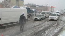 Kahramanmaraş Püren Geçidi Kar Nedeniyle Ulaşıma Kapandı