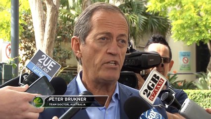 Hughes remains 'critical' says team doctor