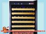 Allavino MWR1271SSR 132 Bottle Wine Cellar Refrigerator Stainless Door Frame